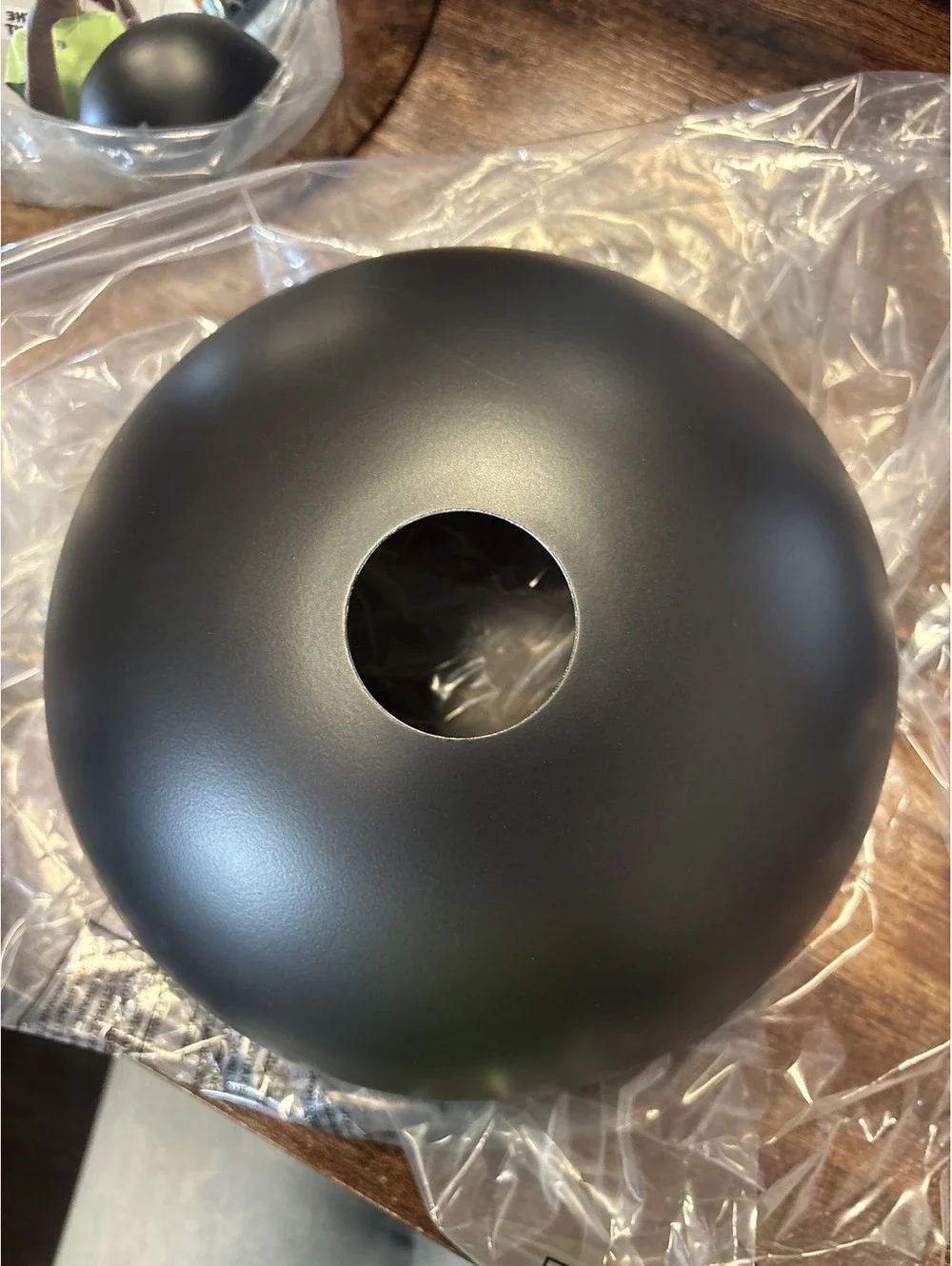Matte Black Metal Dome Pendant Light Shade